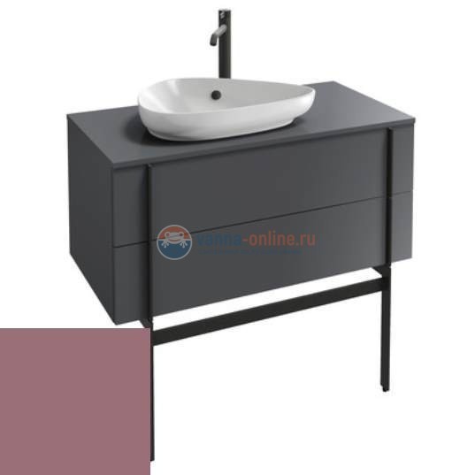 Тумба под раковину Jacob Delafon Nouvelle Vague 100 EB3040-G1B, розовый перец глянцевый