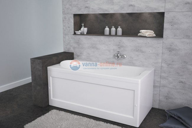 Ванна акриловая Aquanet West New 00239760, 150 x 70 см