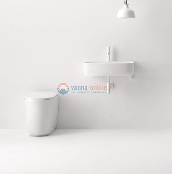 Приставной унитаз Kerasan Nolita 531801, безободковый Приставной унитаз Kerasan Nolita 531801, безободковый