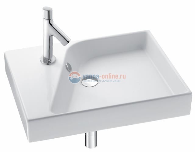 Раковина Jacob Delafon Formilia Rythmik E4783-00, 60 х 46 см, подвесная