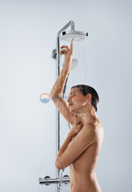 Душевая система Hansgrohe Croma Select S 180 2jet Showerpipe EcoSmart 27254400 Душевая система Hansgrohe Croma Select S 180 2jet Showerpipe EcoSmart 27254400