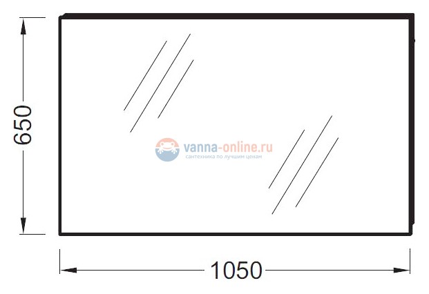 Зеркало Jacob Delafon Odeon Up 110 см, EB1084-NF