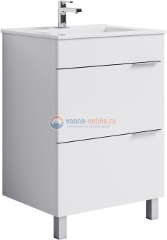 Тумба под раковину Aqwella Бриг 60 Br.01.06/2/W, белый Тумба под раковину Aqwella Бриг 60 Br.01.06/2/W, белый