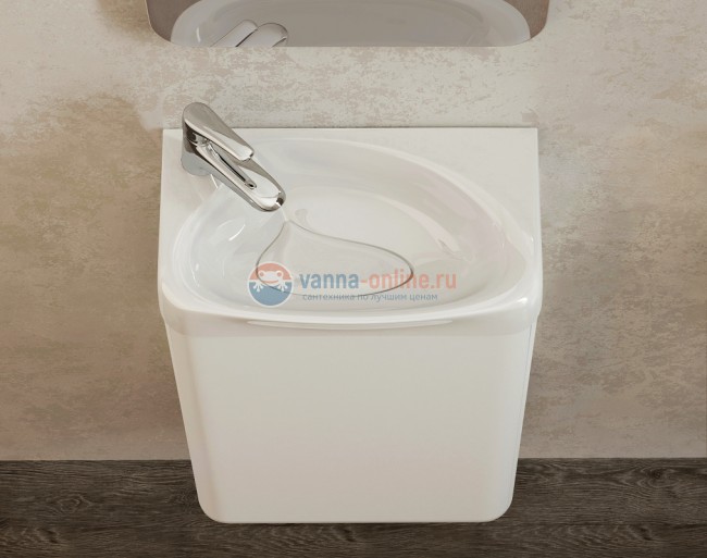 Тумба под раковину Raval Bionica Bio.01.40/P/W, 40 см, белая