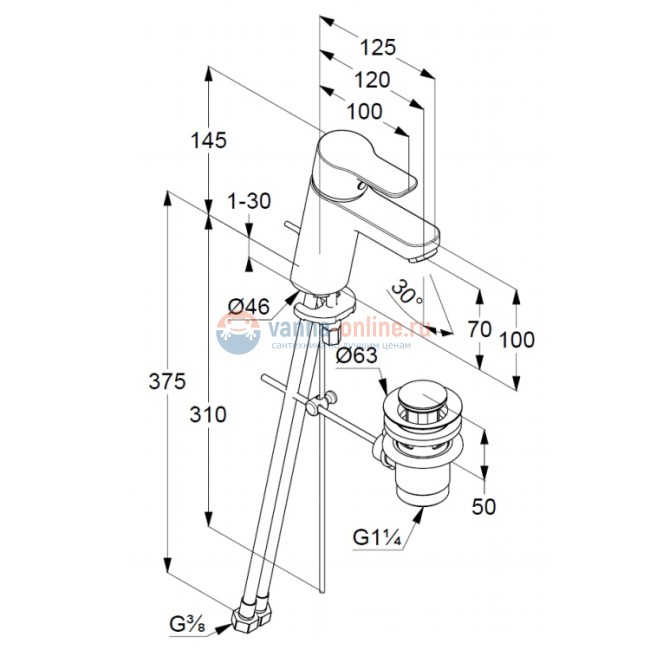 Набор смесителей 7 в 1 Kludi Pure&Easy 376300565 для душа, встраиваемый, хром Набор смесителей 7 в 1 Kludi Pure&Easy 376300565 для душа, встраиваемый, хром