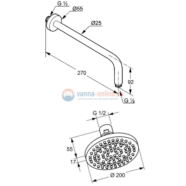 Набор смесителей 7 в 1 Kludi Pure&Easy 376300565 для душа, встраиваемый, хром Набор смесителей 7 в 1 Kludi Pure&Easy 376300565 для душа, встраиваемый, хром