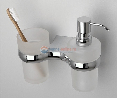 Держатель стакана и дозатора WasserKRAFT Berkel 6889