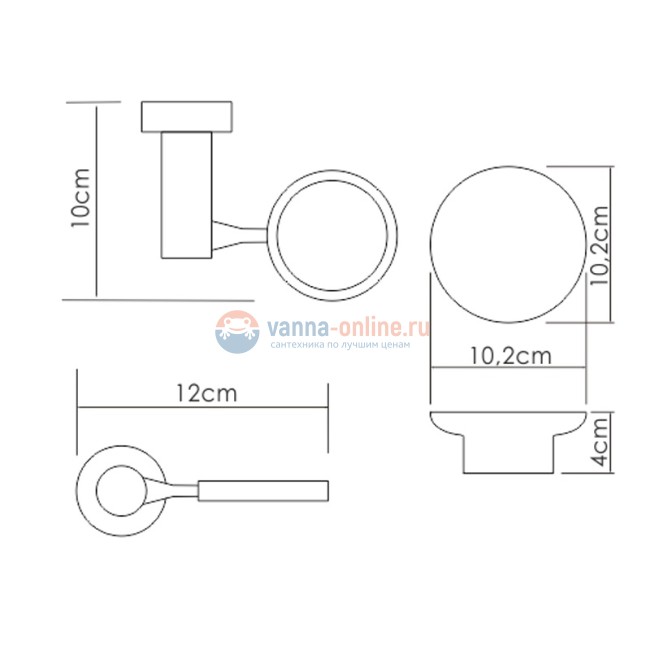 Мыльница с держателем WasserKRAFT K-28229 Мыльница с держателем WasserKRAFT K-28229