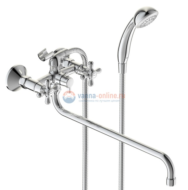 Смеситель для ванны и душа Vidima Retro BA349AA, хром Смеситель для ванны и душа Vidima Retro BA349AA, хром