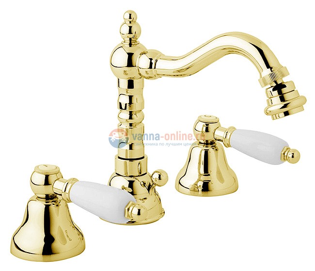 Смеситель Cezares FIRST-BBS2-01-M для биде, хром, ручки металл