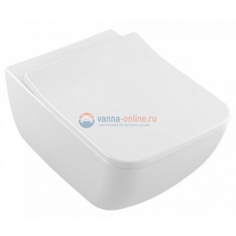 Подвесной безободковый унитаз Villeroy&Boch Venticello 4611 R0R1 Подвесной безободковый унитаз Villeroy&Boch Venticello 4611 R0R1