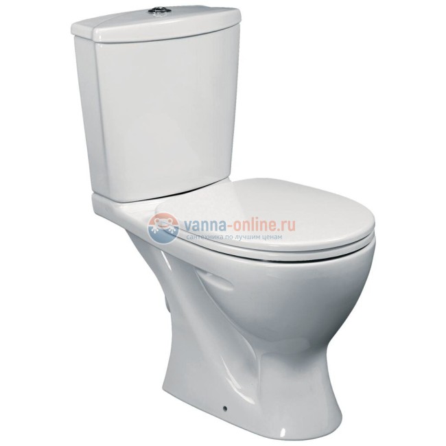Напольный унитаз-компакт с сидением и крышкой Ideal Standard OCEANE W904401