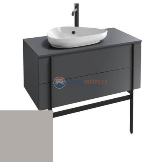 Тумба под раковину Jacob Delafon Nouvelle Vague 100 EB3040-N21, серый титан глянцевый