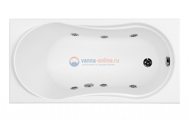 Ванна акриловая Aquanet Corsica 00203927 150 x 75 см