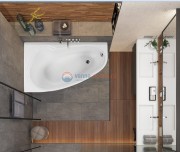 Акриловая ванна Vagnerplast Avona 150 x 90 см, левая/правая Акриловая ванна Vagnerplast Avona 150 x 90 см, левая/правая