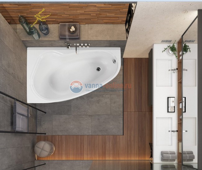 Акриловая ванна Vagnerplast Avona 150 x 90 см, левая/правая Акриловая ванна Vagnerplast Avona 150 x 90 см, левая/правая