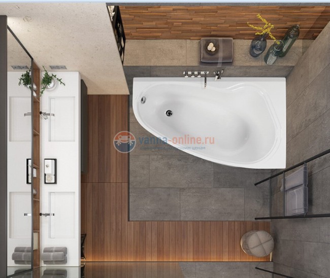 Акриловая ванна Vagnerplast Avona 150 x 90 см, левая/правая Акриловая ванна Vagnerplast Avona 150 x 90 см, левая/правая
