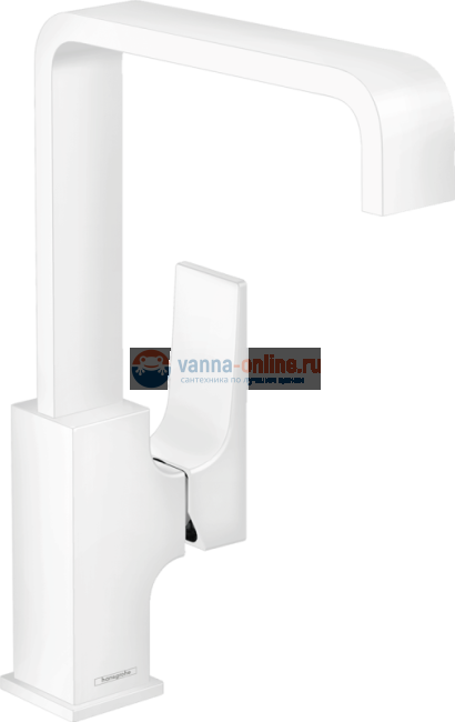 Смеситель Hansgrohe Metropol 32511700 для раковины, белый матовый