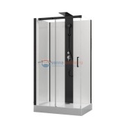 Душевая кабина Black&White Galaxy G8708, 80 x 110 см