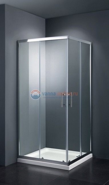 Душевой уголок Black&White Stellar Wind S102, 80 x 80 см
