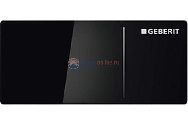 Клавиша смыва Geberit Sigma Type 70 115.630.SJ.1, черное стекло