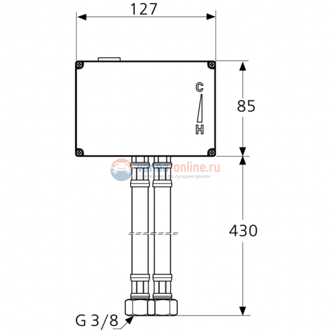 Термостат для пре-смешивания воды Ideal Standard BUILT-IN A3813NU