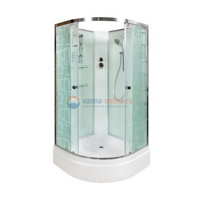 Душевая кабина Deto Em EM2790 N 90 x 90 см, без крыши, стандартная