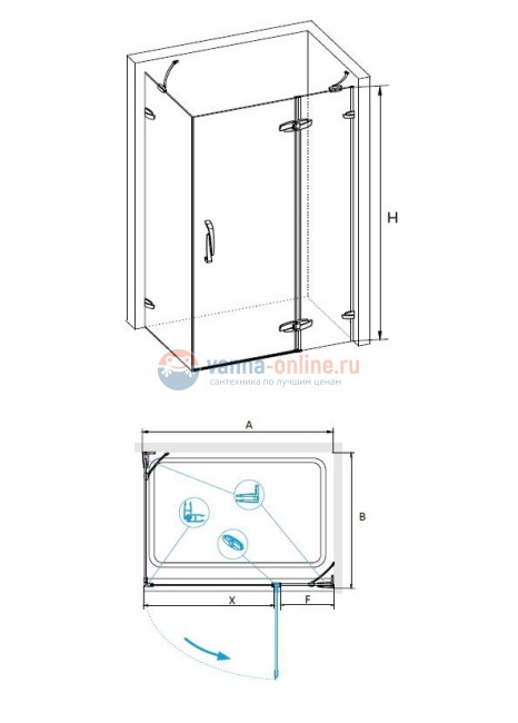 Душевой уголок RGW SA-41, 02034192-11, 90 х 120 см прямоугольный, стекло прозрачное, хром/красный Душевой уголок RGW SA-41, 02034192-11, 90 х 120 см прямоугольный, стекло прозрачное, хром/красный