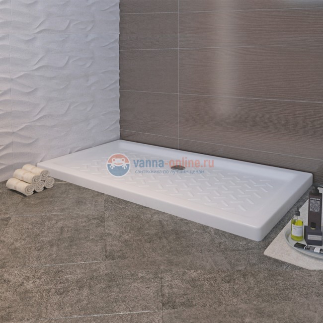 Душевой поддон RGW CR-148 19170384-01 80 x 140 см, керамика, прямоугольный