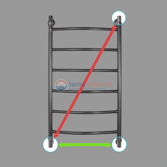 Полотенцесушитель водяной Energy Classic 800x400, ширина 46 см, высота 83 см Полотенцесушитель водяной Energy Classic 800x400, ширина 46 см, высота 83 см