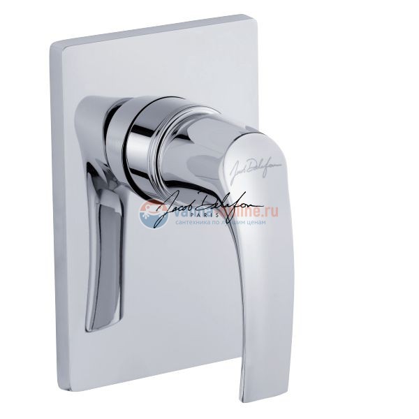 Смеситель Jacob Delafon Symbol E98712-CP для душа, встраиваемый, внешняя часть Смеситель Jacob Delafon Symbol E98712-CP для душа, встраиваемый, внешняя часть