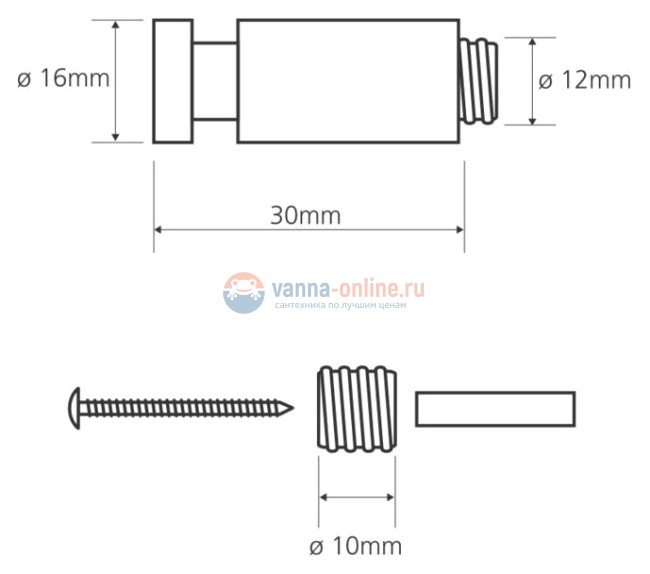 Крючок Bemeta Omega 104506092