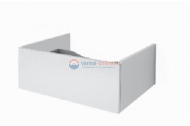 Ящик Dreja Box 60 см, 99.9100, подвесной, белый глянцевый Ящик Dreja Box 60 см, 99.9100, подвесной, белый глянцевый