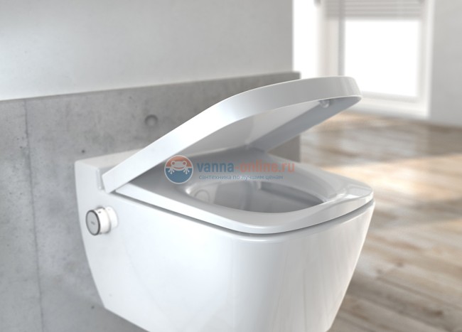 Подвесной унитаз TECEone, электронный, с функцией биде, 9700200