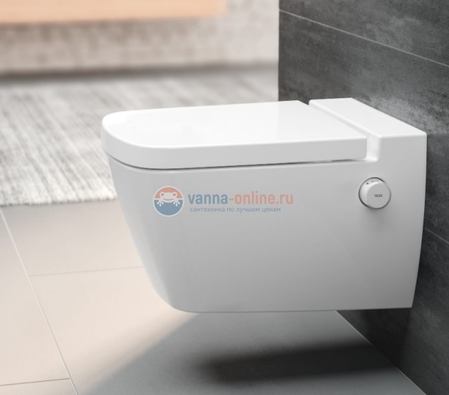 Подвесной унитаз TECEone, электронный, с функцией биде, 9700200