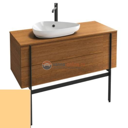 Тумба под раковину Jacob Delafon Nouvelle Vague 120 EB3042-G60, желтый глянцевый