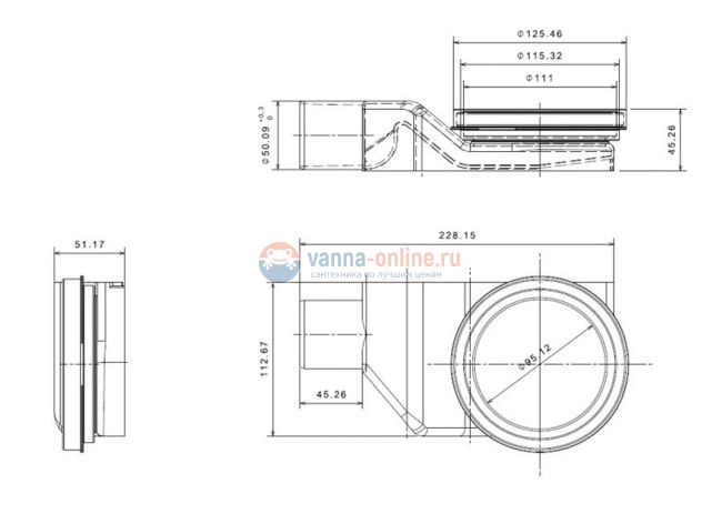 Душевой лоток Pestan Confluo Frameless Line 750, решетка - полая под плитку/хром матовый 13701232
