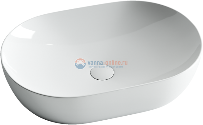 Раковина Ceramica Nova CN5009 60x41.5x13.5 см накладная овальная