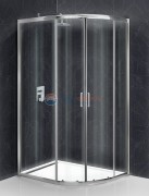 Душевой уголок BelBagno Uno-195, UNO-195-RH-2-120/80-C-Cr, 120 х 80 х 195 см, профиль хром, стекло прозрачное