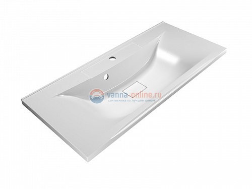 Тумба с раковиной BelBagno Marino MARINO-1000-2C-SO-BL-P, 100х44,5х55 см, Bianco Lucido - белый глянец