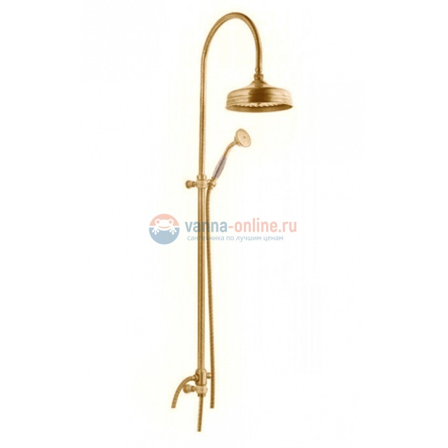 Душевой гарнитур Cezares VINTAGE-CAI-02-Sw с верхним душем, бронза Душевой гарнитур Cezares VINTAGE-CAI-02-Sw с верхним душем, бронза
