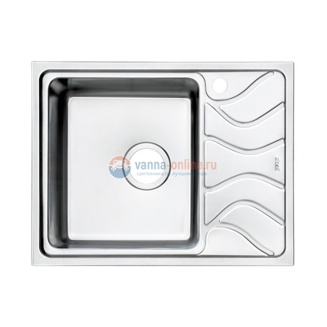 Кухонная мойка Iddis Reeva 61 x 48 x 21 см, нержавеющая сталь, шелк