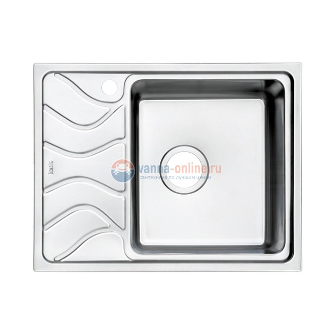 Кухонная мойка Iddis Reeva 61 x 48 x 21 см, нержавеющая сталь, шелк