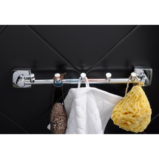 Крючок Fixsen Kvadro FX-61305-5, хром