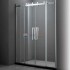 Душевая дверь Cezares STYLUS-BF-2-150-C-Cr, профиль-хром/стекло прозрачное