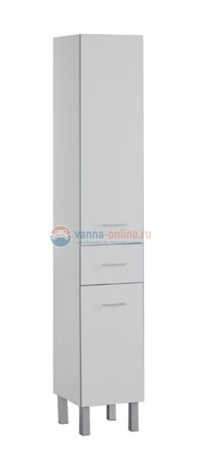 Пенал Aquanet Верона 35 00178970 напольный, цвет белый