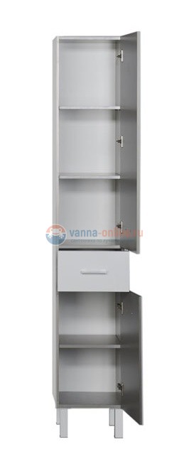 Пенал Aquanet Верона 35 00178970 напольный, цвет белый