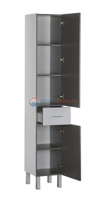 Пенал Aquanet Верона 35 00178970 напольный, цвет белый