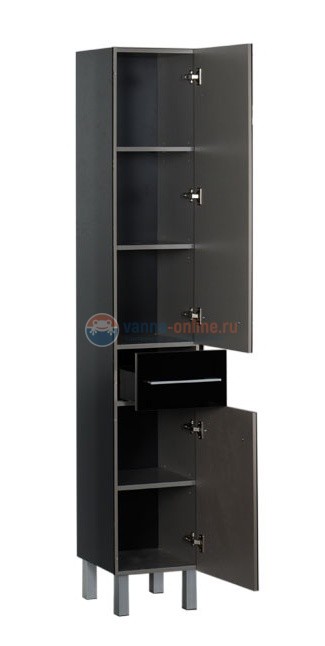 Пенал Aquanet Верона 35 00178970 напольный, цвет белый