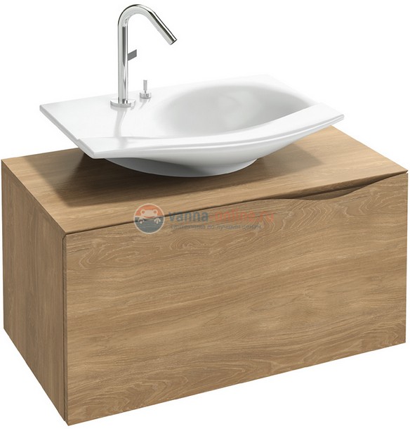 Тумба под раковину Jacob Delafon Stillness 80 см, EB2003-P7, цвет темный дуб Тумба под раковину Jacob Delafon Stillness 80 см, EB2003-P7, цвет темный дуб